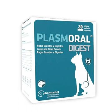 Pharmadiet Plasmoral Digest Razas Grandes y Gigantes, 30 sobres