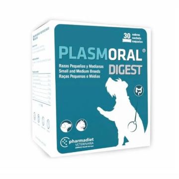 Pharmadiet Plasmoral Digest Razas Pequeñas y Medianas, 30 sobres