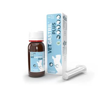 Pharmadiet Vetgastril Plus Protector Gástrico para Perros y Gatos, 20 mL