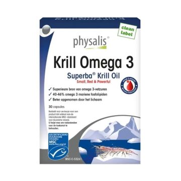 Physalis Krill Omega 3 60 Cápsulas