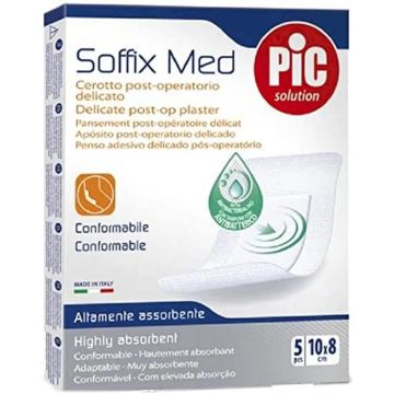 Pic Soffix Med Post Operatorio Antibacteriano 10X8Cm 5 Uds