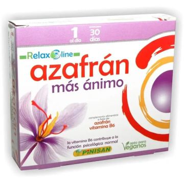Pinisan Azafran Mas Animo  30 cápsulas