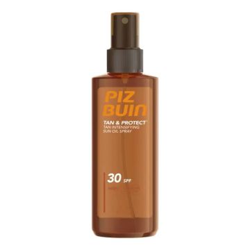 PIZ BUIN Tan & Protect Protector Solar En Spray Acelerador Del Bronceado SPF 30Protección Alta, 150 ml