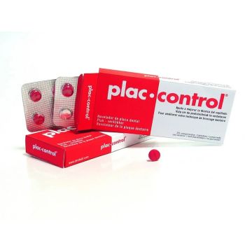 Plac Control Revelador Placa Dental 20 comprimidos