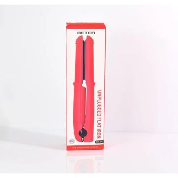 Beter Plancha electrónica de viaje GRWM rojo