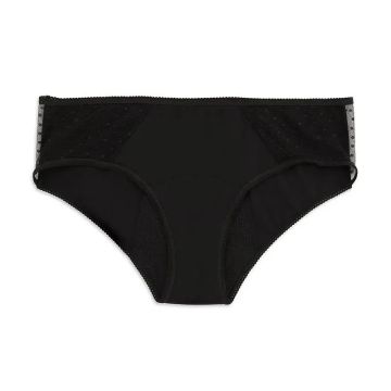 Platanomelón Kiwitas Classic Plumeti Braguitas Menstruales Negro / S