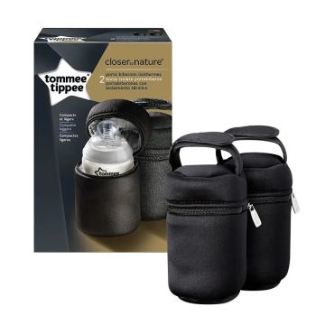 Tomme Tippee Portabiberón Térmico Pack, 2 Unidades