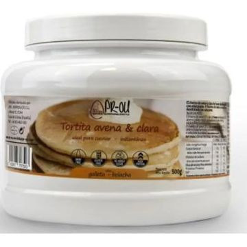 Pr-Ou Tortita Clara+Avena Sabor Galleta 500Gr. Sg