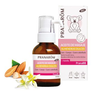 Pranarôm Aceite De Masaje Almendras Dulces BIO 30 ml