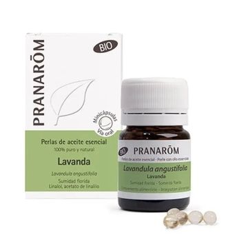 Pranarôm Aeqt - Perlas De Aceite Esencial Lavanda Bio 100Mg  60 unidades