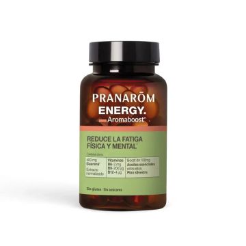 Pranarôm Aromaboost Energy Reduce La Fatiga Física Y Mental  60 capsulas