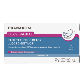 Pranarom Digest Protect Vegano 30 cápsulas