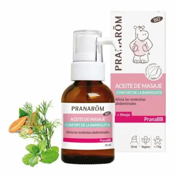 Pranarôm Aceite de masaje - Confort de la barriguita - 30 ml