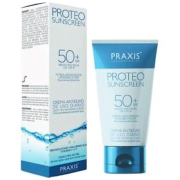 Praxis Proteo Sunscreen Spf50+ Crema Antiedad 60Ml.