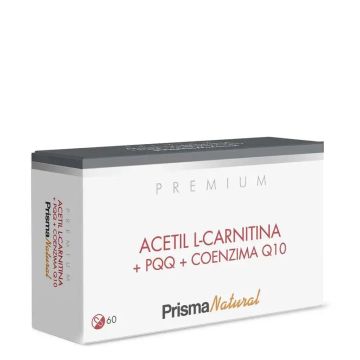 Prisma Premium Acetil L-Carnitina+Pqq+Coenzima Q10 60 cápsulas