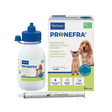 Virbac Pronefa 60 ml, Suplemento Renal Para Perros y Gatos