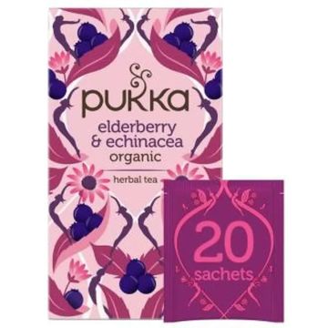 Pukka Sauco-Echinacea-Flor Sauco Infusion 20Ud. Bio