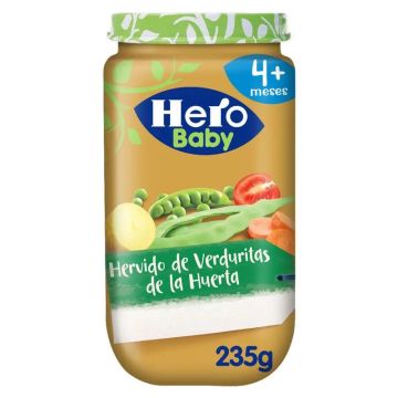 Hero Baby Tarritos Hervidos De Verduritas De La Huerta, 235Gr