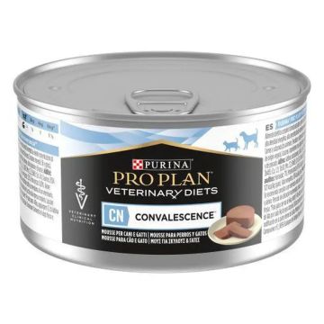 Purina Pro Plan Vet Canine Feline Cn Convalecencia Caja 24X195Gr, comida húmedapara perros