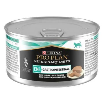 Purina Pro Plan Vet Feline En Gastroenteric Caja 24X195Gr, comida húmeda paragatos