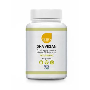 Puro Omega Natural Dha Vegan , 60 perlas