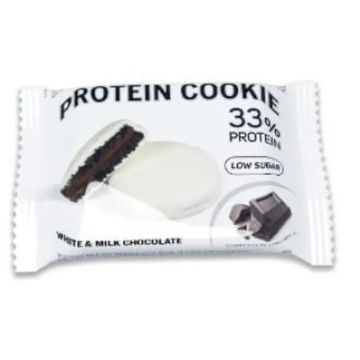 Pwd Protein Cookie 34% Protein White-Milk Choco 18Uds.