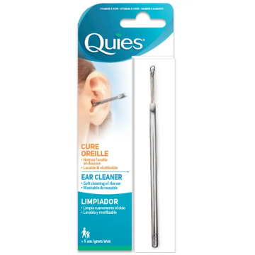 Quies Limpiador De Oido De Acero Inoxidable