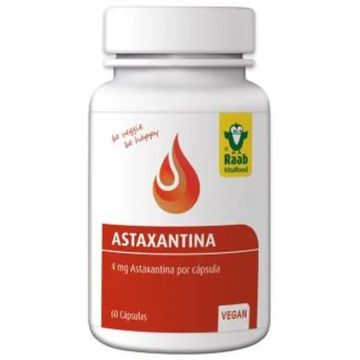 Raab Vitalfood Alga Astaxantina 60Cap. Sg Vegan
