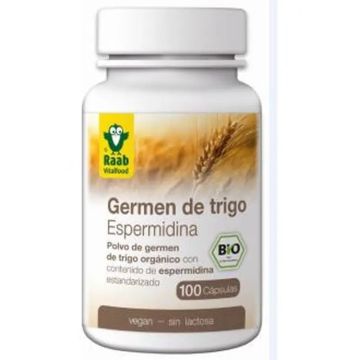 Raab Vitalfood Espermidina Germen De Trigo 600Mg 100Cap Bio Vegan