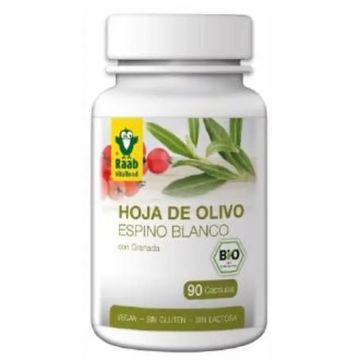 Raab Vitalfood Hoja De Olivo Y Espino Blanco 90Cap. Bio Sg Vegan