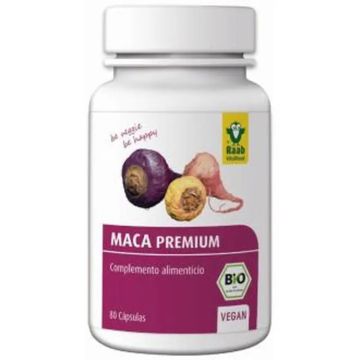 Raab Vitalfood Maca 80Cap. Bio Sg Vegan
