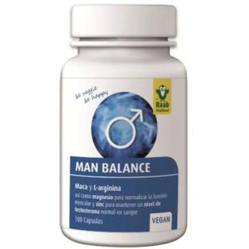 Raab Vitalfood Man Balance Tribulus Plus 100Cap. Sg Vegan