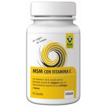 Raab Vitalfood Msm Con Vitamina C 90Cap. Sg Vegan