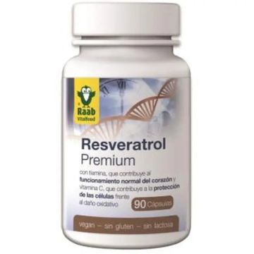 Raab Vitalfood Resveratrol Con Opc 90Cap. Sg Vegan