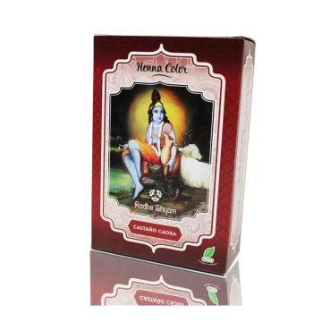 Radhe Henna Castaño Caoba Polvo Radhe  100 gr
