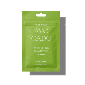Rated Green Cold Press Avocado Nourishing Cuero Cabelludo Pack, 50 ml