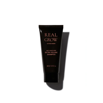 Rated Green Real Grow Anticaída Extra Volume Champú, 200 ml