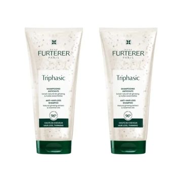 René Furterer Triphasic Champú Anticaída , 2x200 ml