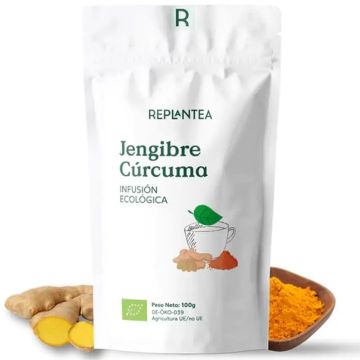Replantea Infusión Jengibre Cúrcuma Ecológica 1 100 gr