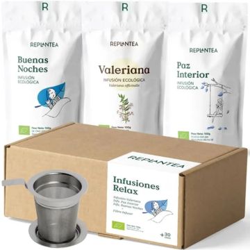 Replantea Pack Infusiones Relax Con Filtro 3 unidades