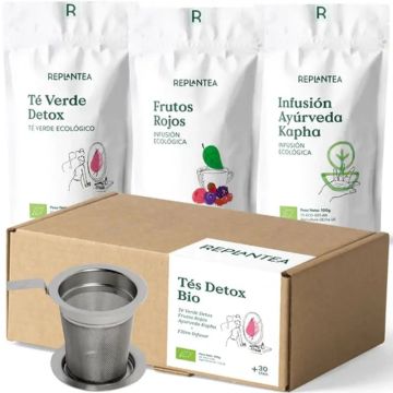 Replantea Pack Tés Detox Con Filtro 3 unidades