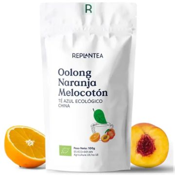 Replantea Té Azul Oolong Con Naranja Y Melocotón 100 gr