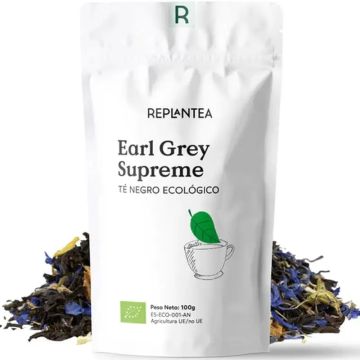 Replantea Té Negro Earl Grey Supreme Ecológico 100 gr