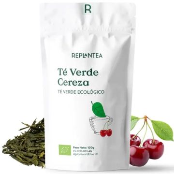 Replantea Té Verde Cereza E Hibisco Ecológico 100 gr