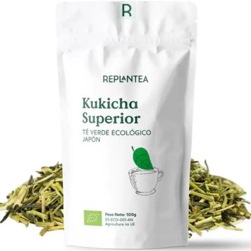 Replantea Té Verde Kukicha Superior Ecológico 100 gr