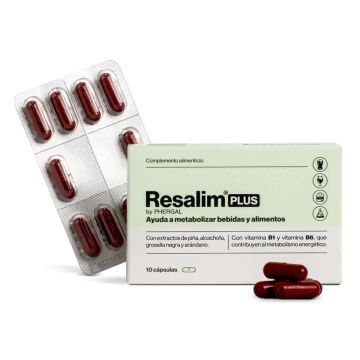 Resalim™ Plus Complemento Alimenticio Metabolizador Bebidas Alimentos - 10Comprimidos