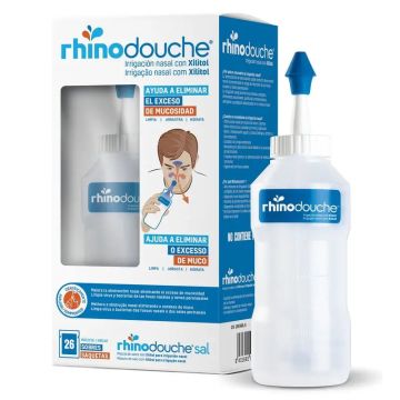 Rhinodouche Pack Irrigador Nasal 500Ml + Rhinodouche Sal 26 Sobres