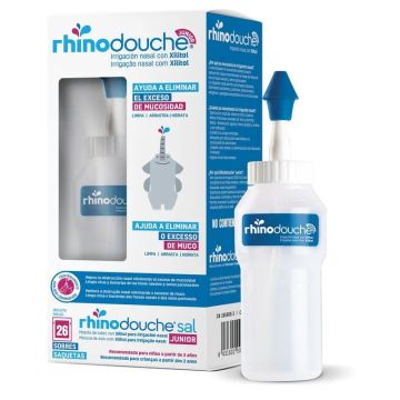 Rhinodouche Pack Rhinodouche Junior Irrigador Nasal 250 Ml + Rhinodouche SalJunior 26 Sobres
