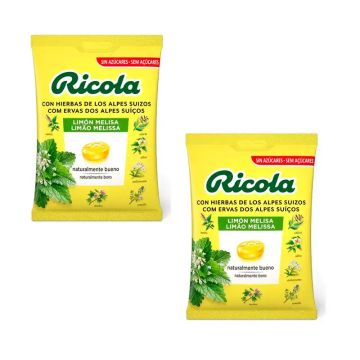 Ricola Caramelos Sin Azúcar Limón Pack 2 x 70 G
