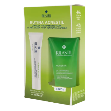 Rilastil Pack Rutina Acnestil Acné Derma, 40 ml + 50 ml